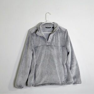 NWOT: Land's End Sherpa Fuzzy 1/4 Snap Pullover